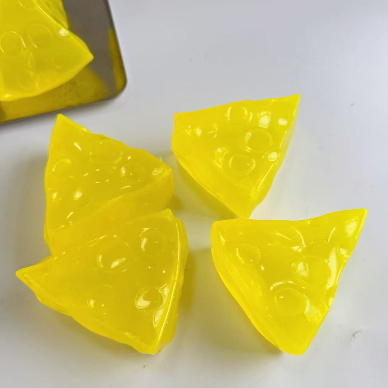 Coconut Oil Refined - Transparante Kokosolie Kaasschijfje Squishy Speelgoed Zacht