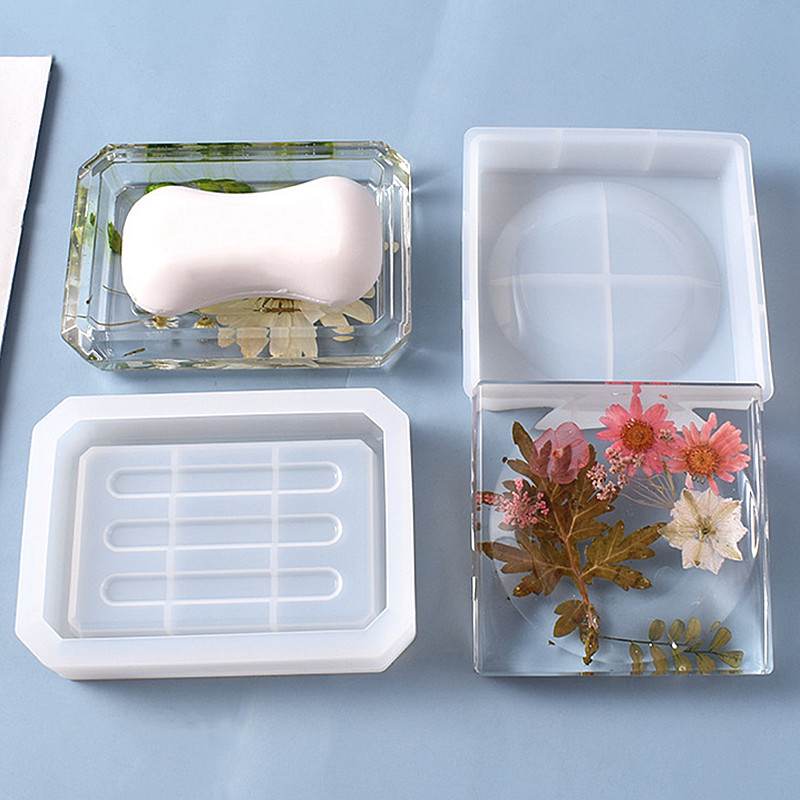 Soap Making Books - Handgemaakte Zeep Houder Opbergdoos Schimmel Epoxyhars