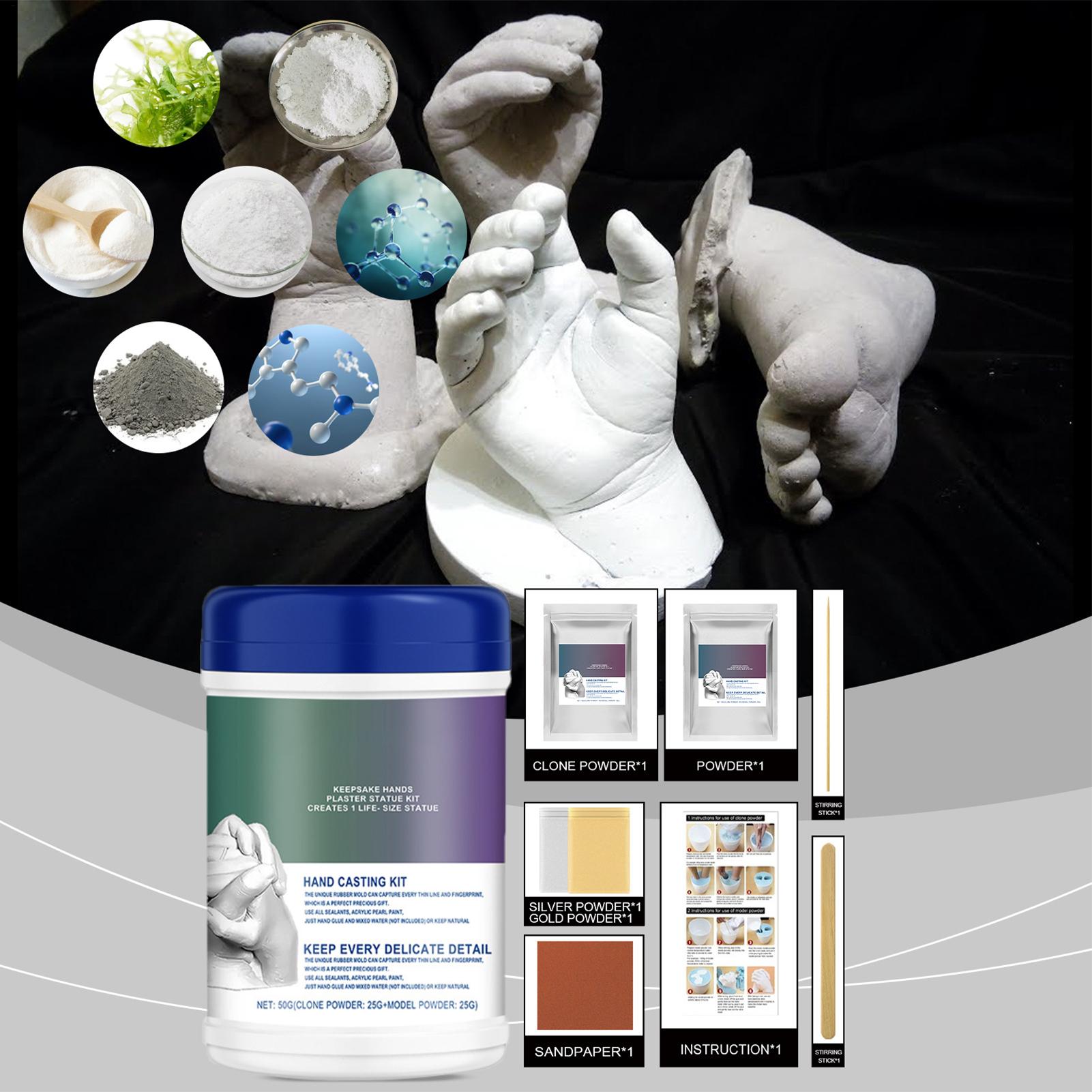 Soap Making Accessories - Baby Hand- en Voetafdruk Gipsset, Zeepmaakbenodigdheden,
