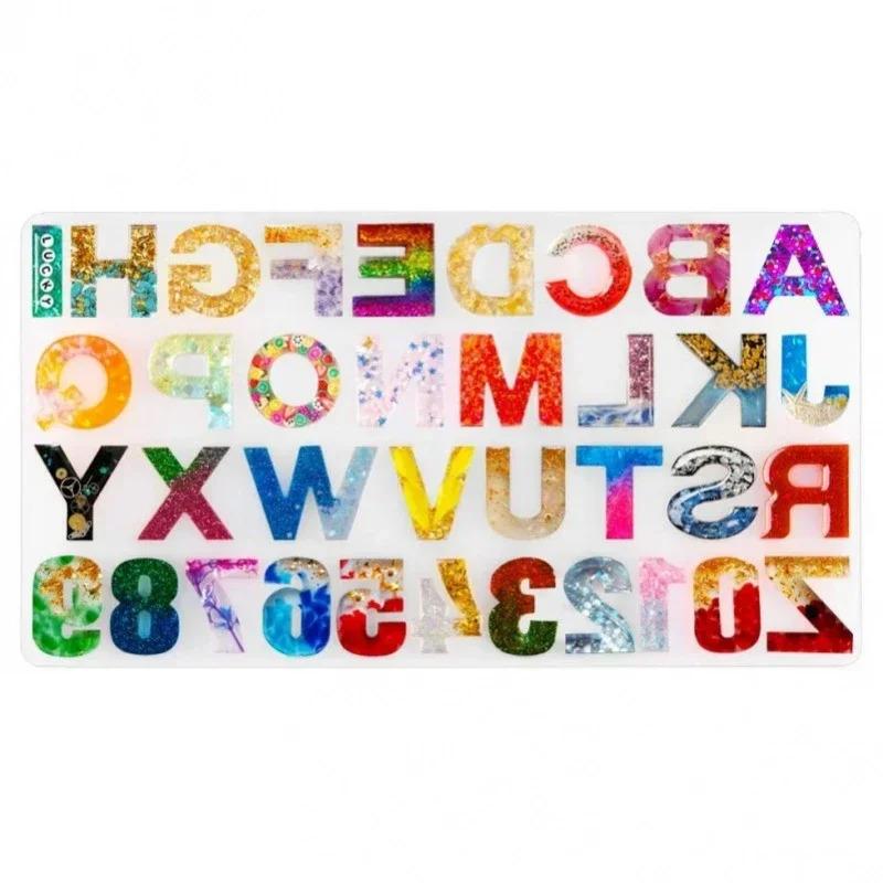 Soap Making Gloves - 1pc/2pcs/3pcs LettersAtoZ,Number0to9Silicone Mold,forDIYCrafts,Zeep maken, Kaarsen maken,