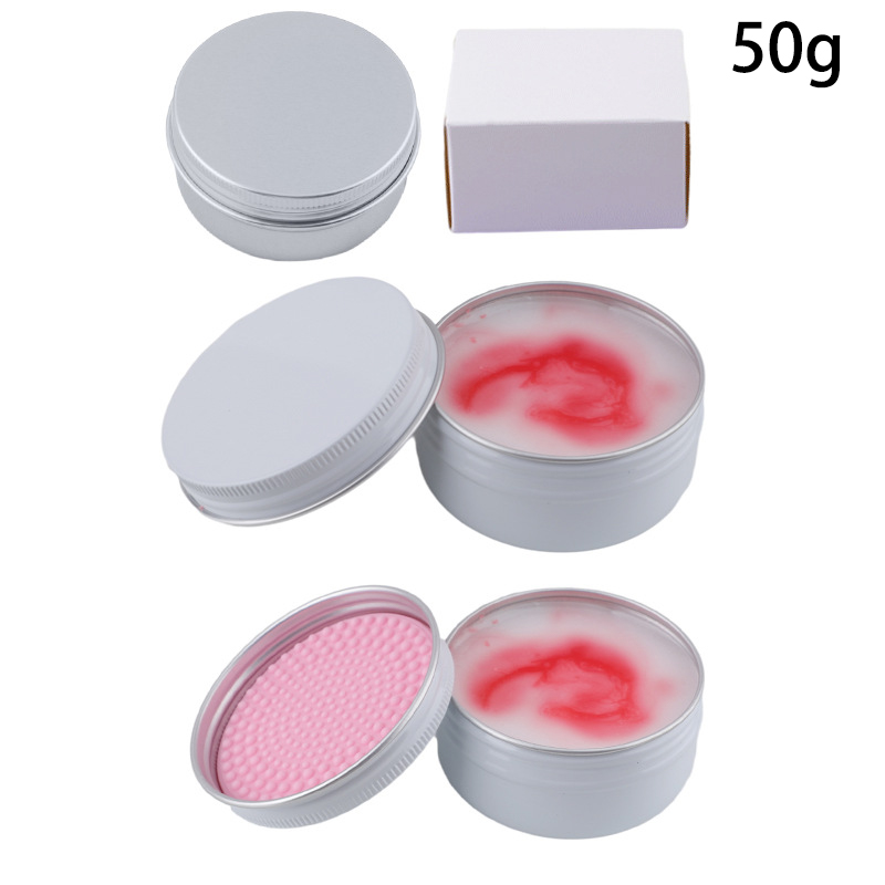 Soap Making Tools - 50g Honing Perzik Siliconen Make-up Borstelreiniger