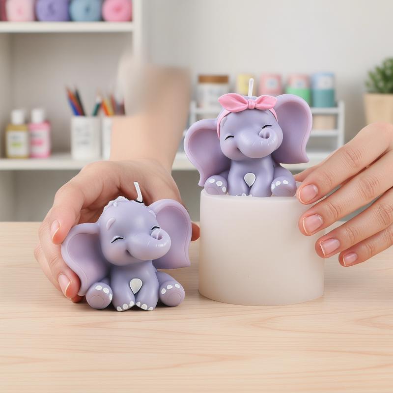 Schattige 3D olifant siliconen - Soap Making Gloves recensie en prijs