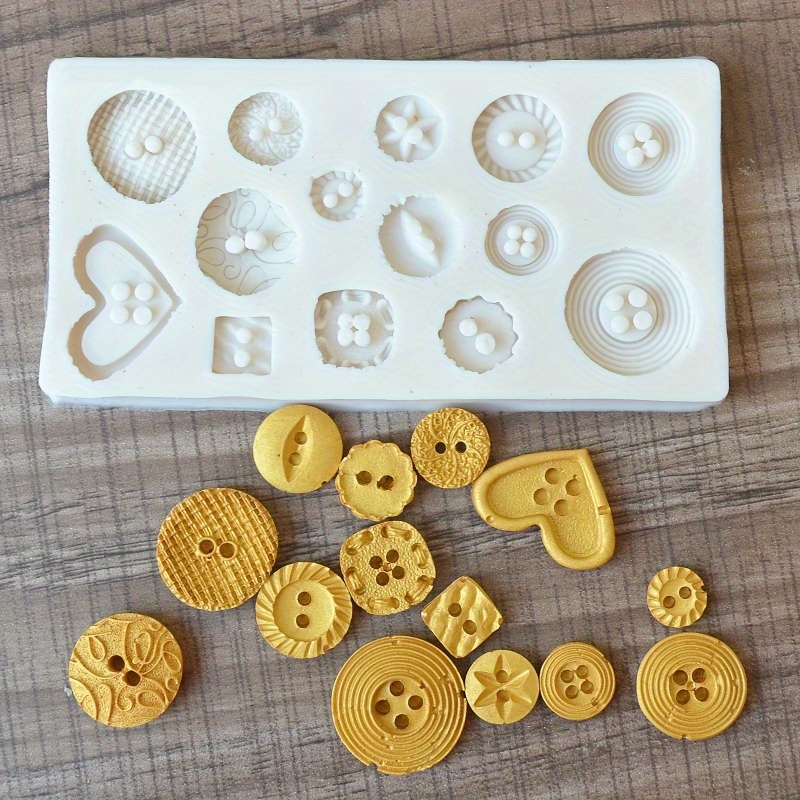 Knopvormige siliconen mal voor - Soap Making Gloves recensie en prijs