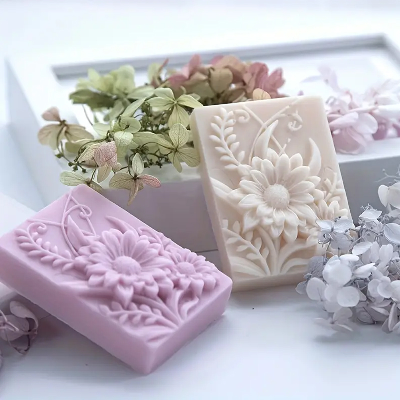 3D Bloem Vierkante Zeep Silico - Soap Making Essentials recensie en prijs
