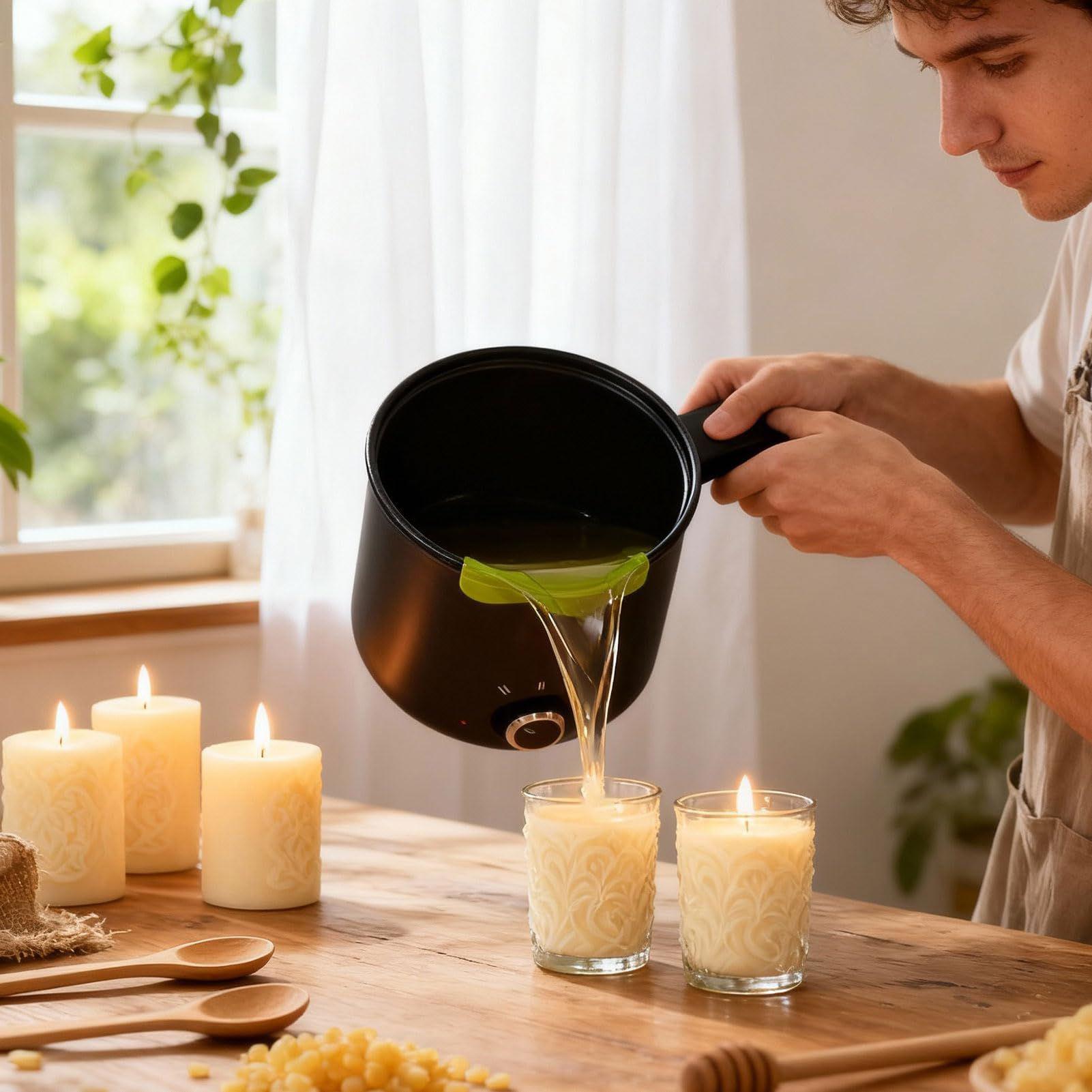 Kaarswas smeltpot 1,5L grote r - Soap Making Essentials recensie en prijs