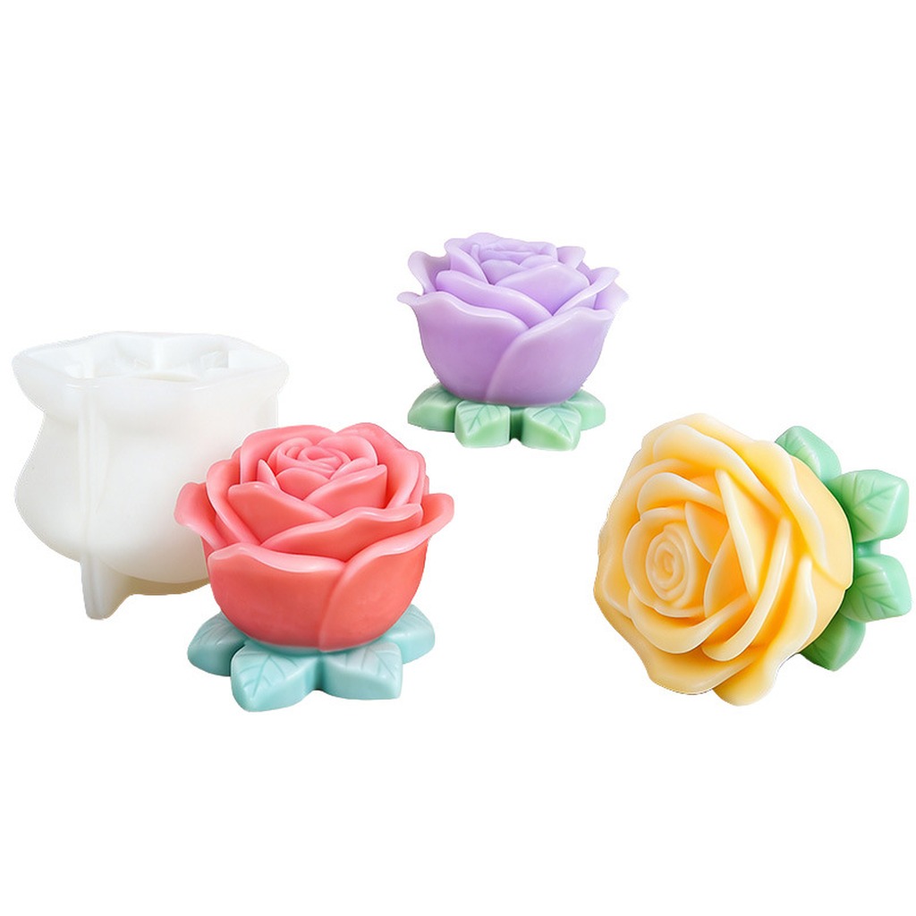 3D Rozenkaarsvorm met bladeren - Soap Making With Soap Base recensie en prijs